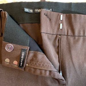 Maurices browm dress pants 20L EUC